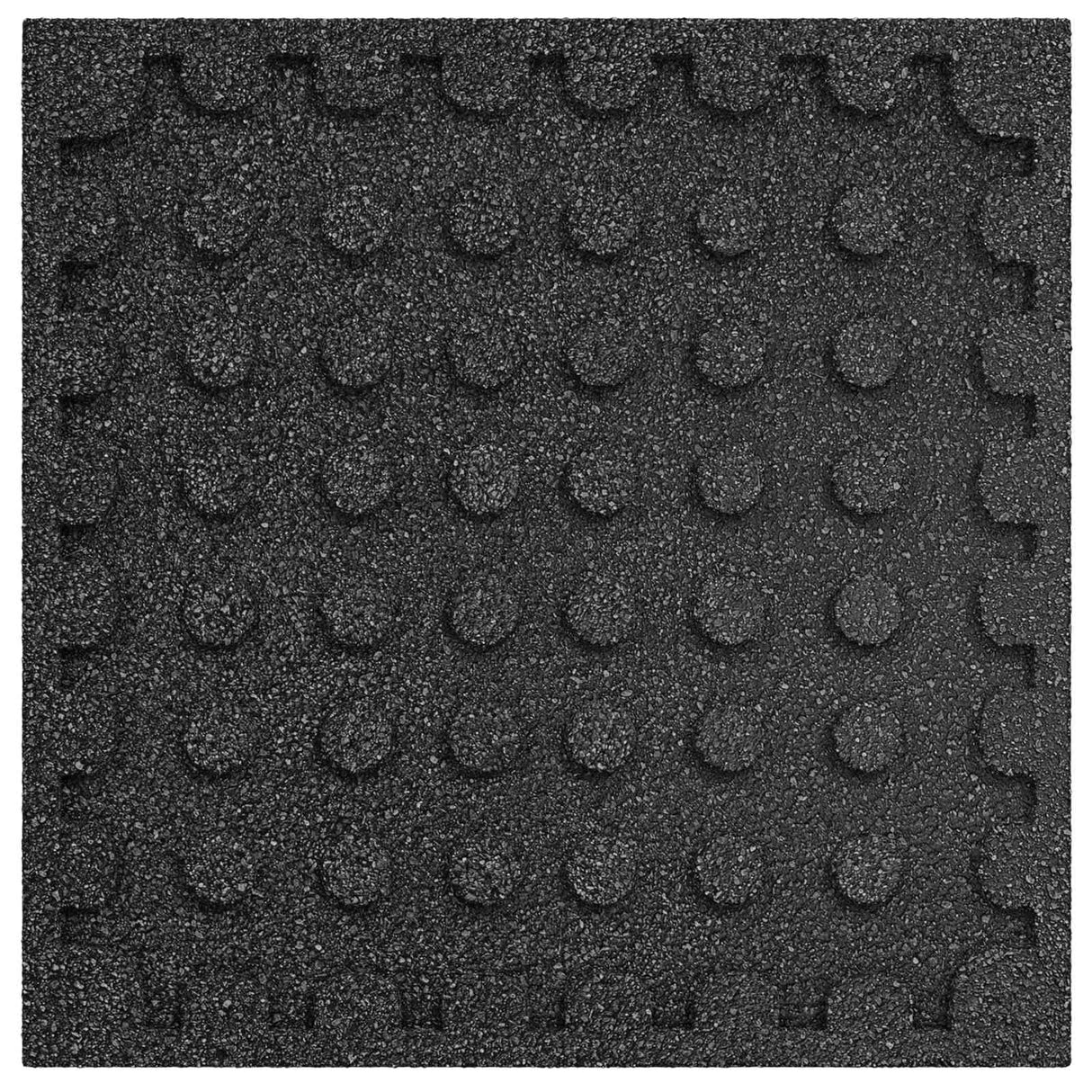 Fall Protection Tiles 18 pcs Black 50 x 50 cm Rubber