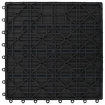 Decking Tile 22 pcs Grey 30 x 30 cm WPC