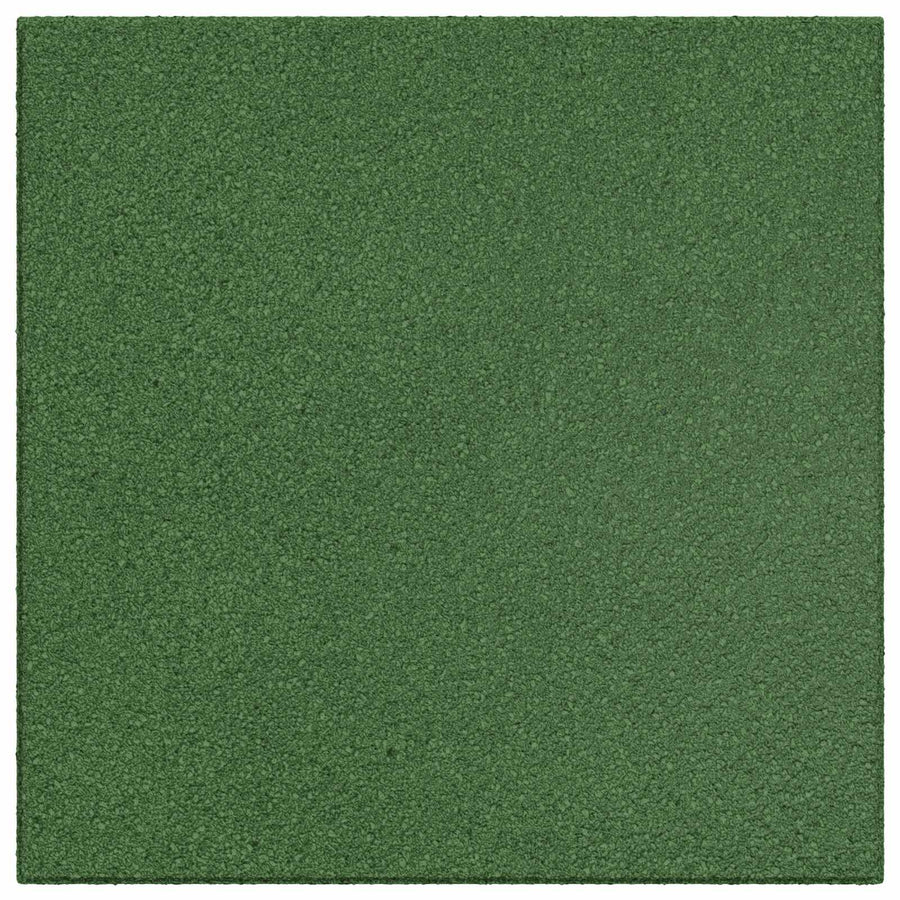 Fall Protection Tiles 18 pcs Green 50 x 50 cm Rubber