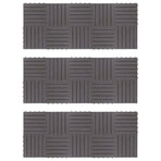 Decking Tile 30 pcs Grey 30 x 30 cm Acacia Hardwood