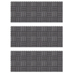Decking Tile 30 pcs Grey 30 x 30 cm Acacia Hardwood