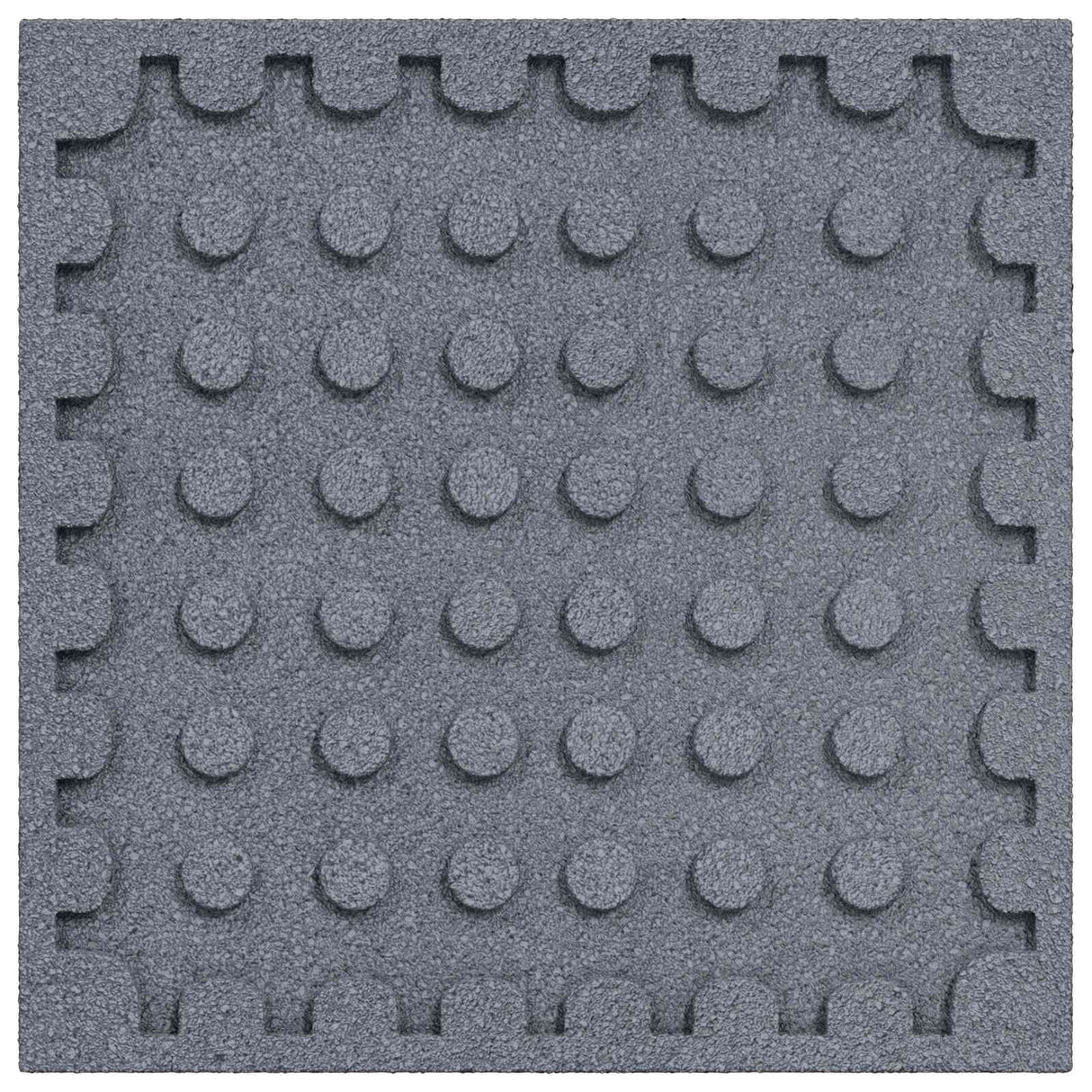 Fall Protection Tiles 18 pcs Grey 50 x 50 cm Rubber