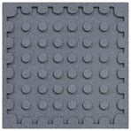 Fall Protection Tiles 24 pcs Grey 50 x 50 cm Rubber