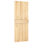 Sliding Door 80 x 210 cm Solid Pine Wood (Untreated)