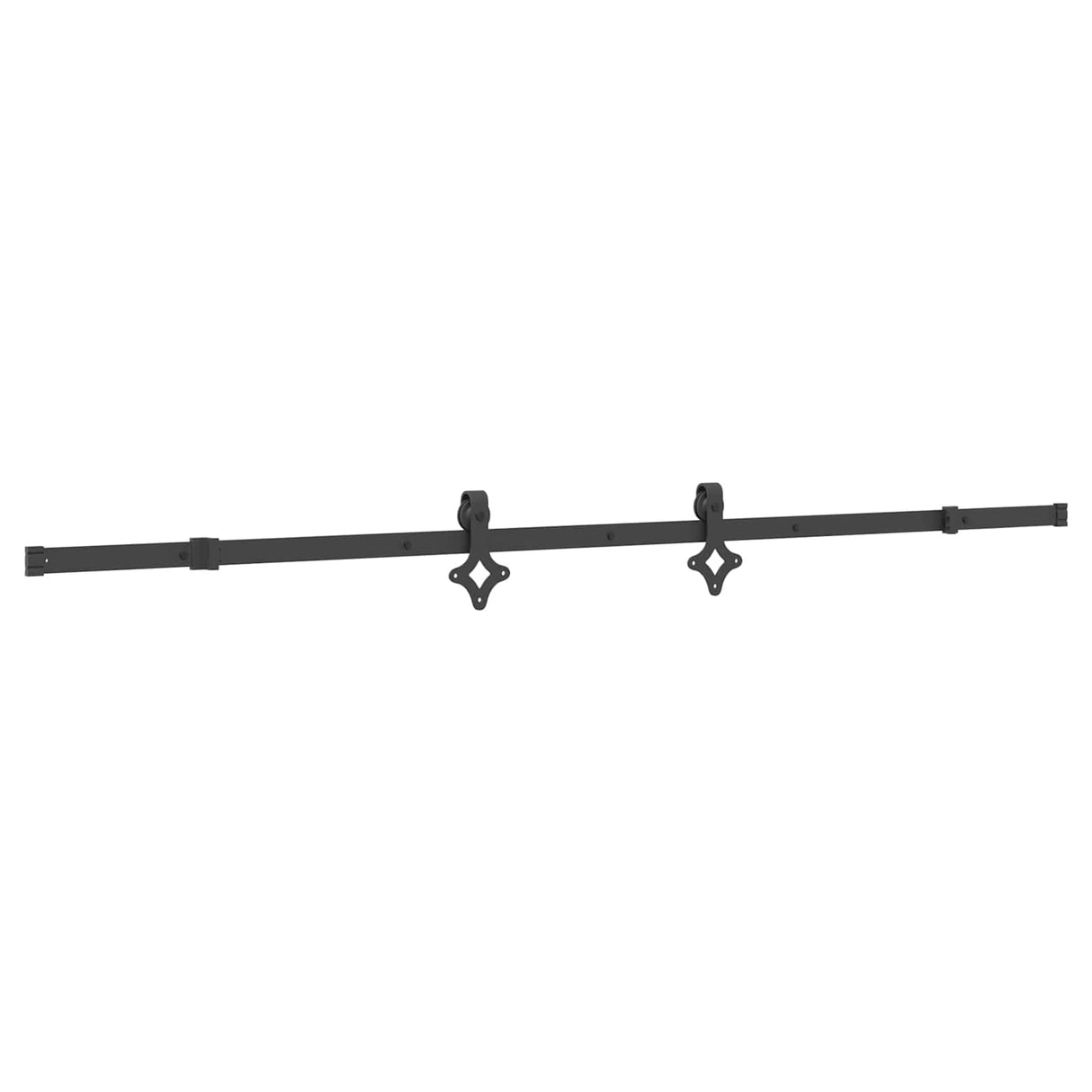 Sliding Door NARVIK Natural and Black 85 x 210 cm (213.5 cm)