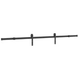 Sliding Door NARVIK Natural and Black 95 x 210 cm (213.5 cm)