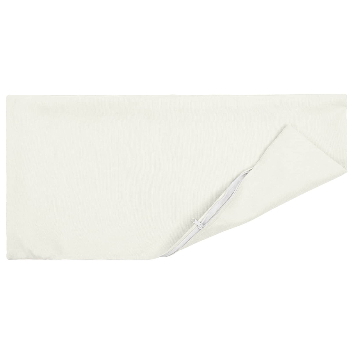 Cushion with Pillow HEERLEN 6 pcs White Fabric