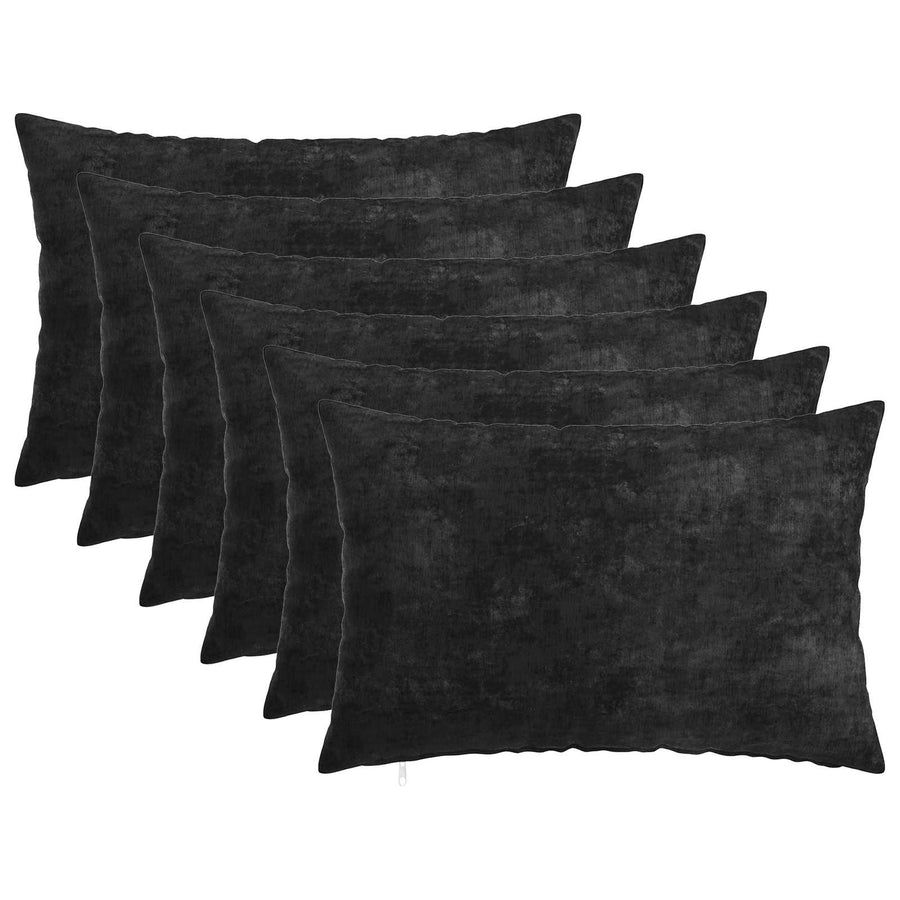 Throw Pillow 6 pcs HEERLEN Anthracite 30 x 50 cm