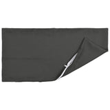 Cushion with Pillow HEERLEN 2 pcs Anthracite Polyester - Top-Down View