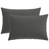 Cushion with Pillow HEERLEN 2 pcs Anthracite Polyester