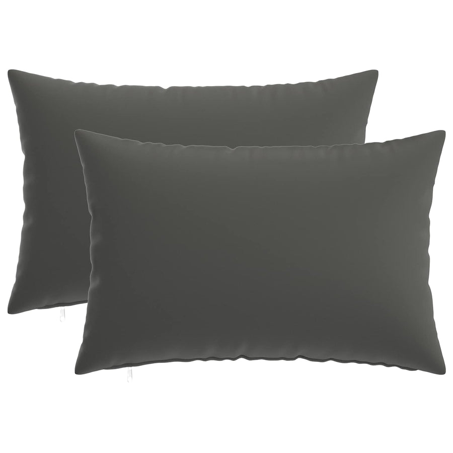 Throw Pillow 2 pcs HEERLEN Anthracite 30 x 50 cm Polyester