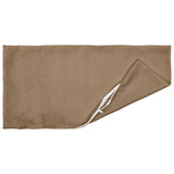 Cushion with Pillow HEERLEN 2 pcs Taupe Polyester - Top-Down View