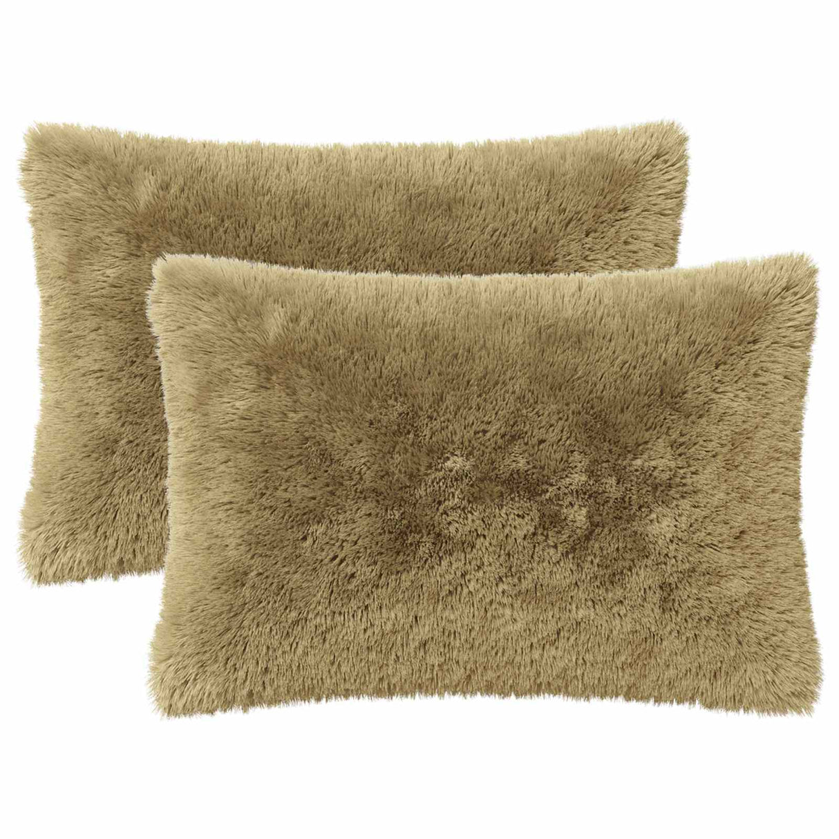 Cushion with Pillow HEERLEN 6 pcs Light Grey PV Fleece