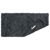 Cushion with Pillow HEERLEN 6 pcs Anthracite PV Fleece - Side View