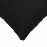 Cushion with Pillow HEERLEN 12 pcs Black Fabric