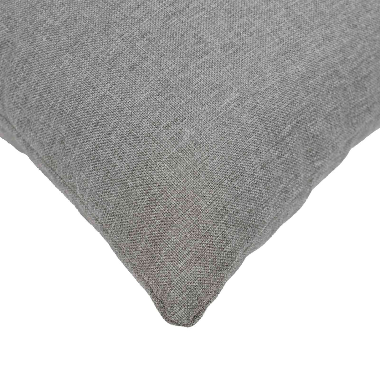 Cushion with Pillow HEERLEN 2 pcs Cloud Grey Fabric