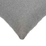 Cushion with Pillow HEERLEN 2 pcs Cloud Grey Fabric