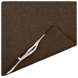 Cushion with Pillow HEERLEN 6 pcs Brown Fabric