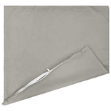 Cushion with Pillow HEERLEN 2 pcs Grey Polyester - Side View