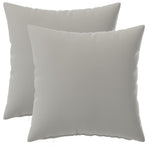 Cushion with Pillow HEERLEN 2 pcs Grey Polyester