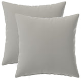 Cushion with Pillow HEERLEN 2 pcs Grey Polyester