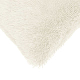 Cushion with Pillow HEERLEN 2 pcs White PV Fleece - 45-Degree Angle