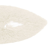 Cushion with Pillow HEERLEN 2 pcs White PV Fleece - Rear View