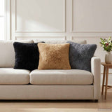 Cushion with Pillow HEERLEN 2 pcs Anthracite PV Fleece