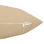 Cushion with Pillow HEERLEN 2 pcs Beige Polyester