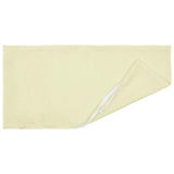Cushion with Pillow HEERLEN 2 pcs Cream Polyester - Top-Down View