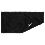 Cushion with Pillow HEERLEN 2 pcs Black PV Fleece - Side View
