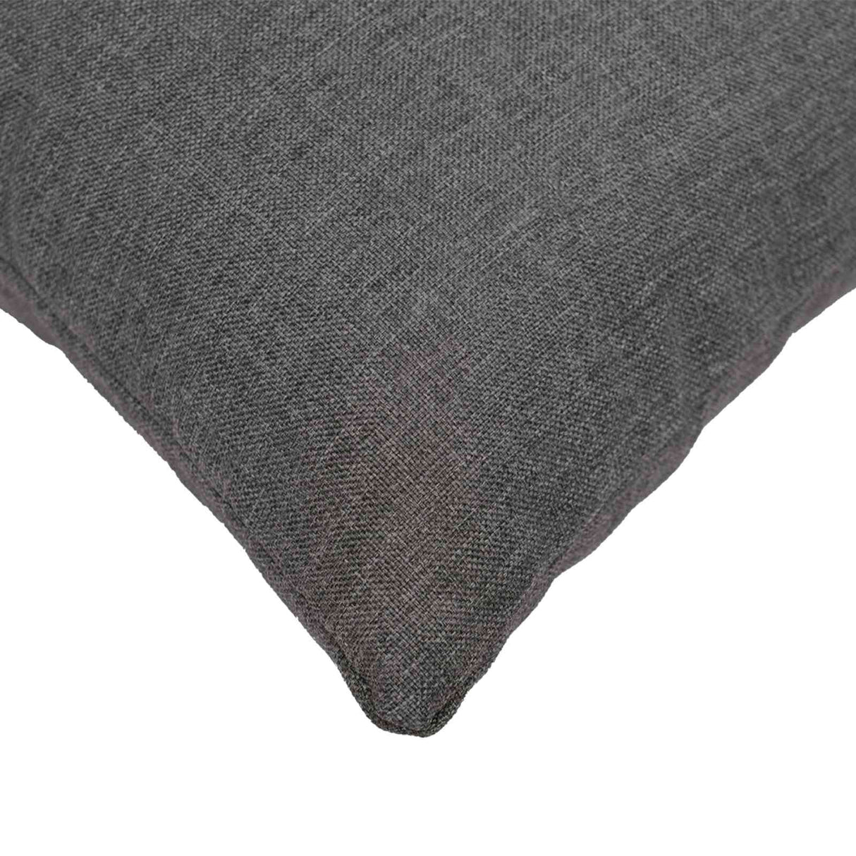 Cushion with Pillow HEERLEN 2 pcs Light Grey Fabric