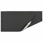 Cushion with Pillow HEERLEN 2 pcs Dark Grey Fabric