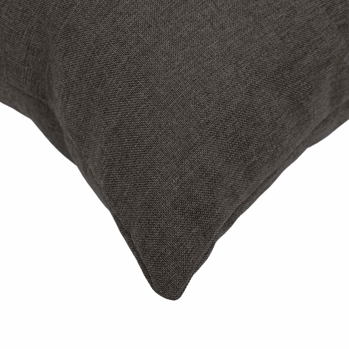Cushion with Pillow HEERLEN 6 pcs Dark Grey Fabric