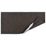 Cushion with Pillow HEERLEN 6 pcs Dark Grey Fabric