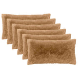 Cushion with Pillow HEERLEN 2 pcs Taupe PV Fleece
