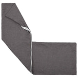 Cushion with Pillow HEERLEN Light Grey 40 x 145 cm Fabric
