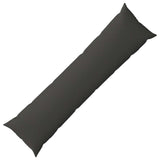 Cushion with Pillow HEERLEN Dark Grey 40 x 145 cm Fabric