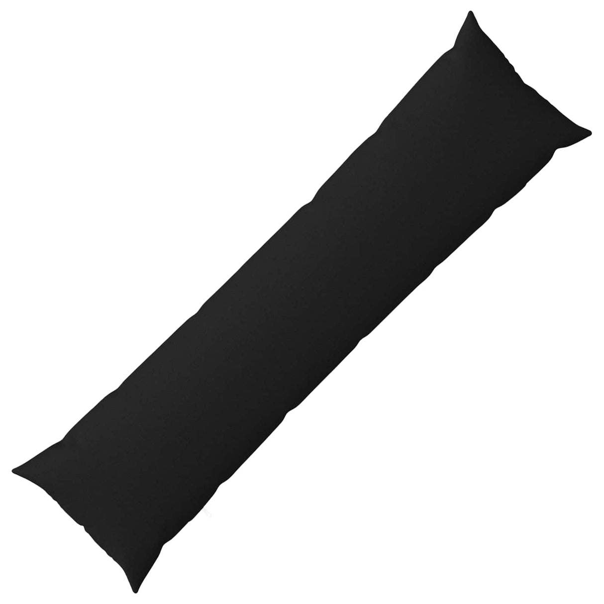 Cushion with Pillow HEERLEN Black 40 x 145 cm Fabric