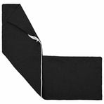 Throw Pillow 2 pcs HEERLEN Black 40 x 145 cm Fabric