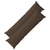 Cushion with Pillow HEERLEN 2 pcs Taupe Fabric