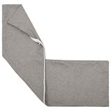 Cushion with Pillow HEERLEN 2 pcs Cloud Grey Fabric