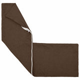 Cushion with Pillow HEERLEN Brown 40 x 145 cm Fabric