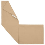 Cushion with Pillow HEERLEN Cream 40 x 145 cm Fabric - Side View