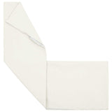 Cushion with Pillow HEERLEN White 40 x 145 cm Fabric - Side View
