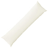 Cushion with Pillow HEERLEN White 40 x 145 cm Fabric