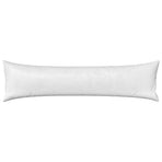 Cushion with Pillow HEERLEN 2 pcs White Fabric