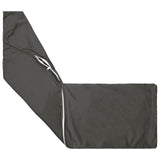 Cushion with Pillow HEERLEN 2 pcs Dark Grey Velvet - Top-Down View
