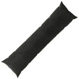 Cushion with Pillow HEERLEN Black 40 x 145 cm Velvet