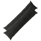 Cushion with Pillow HEERLEN 2 pcs Black Velvet